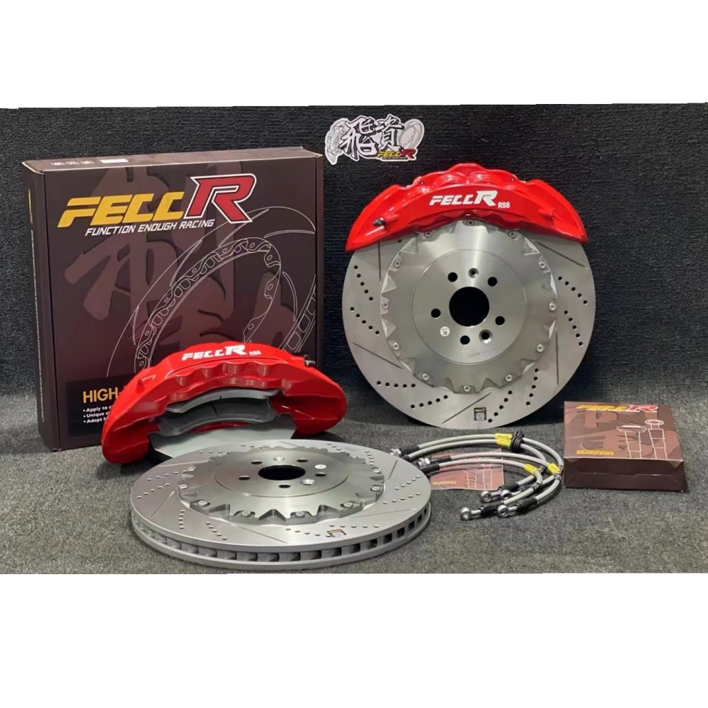 Custom Front 8Piston Caliper 405x34mm Rear 4Piston Caliper 380x28mm Upgaded Big Brake Caliper for BMW I8 2016 R20/21/22 Wheel